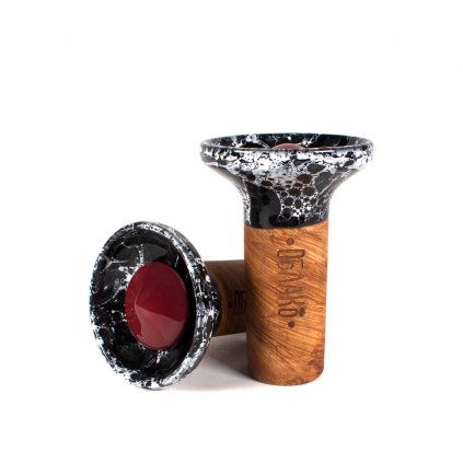 oblako flow burgundy on black marble